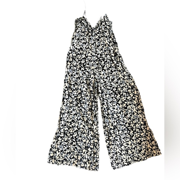 Billabong Twist N Shout Boho Floral Fun Wide Leg Beach Jumper Pockets NWOT Sz L - Picture 6 of 12